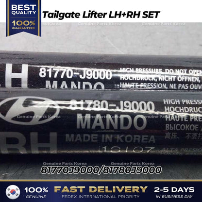 Genuine Tailgate Lifter LH RH SET 81770J9000 81780J9000 for Hyundai Kona