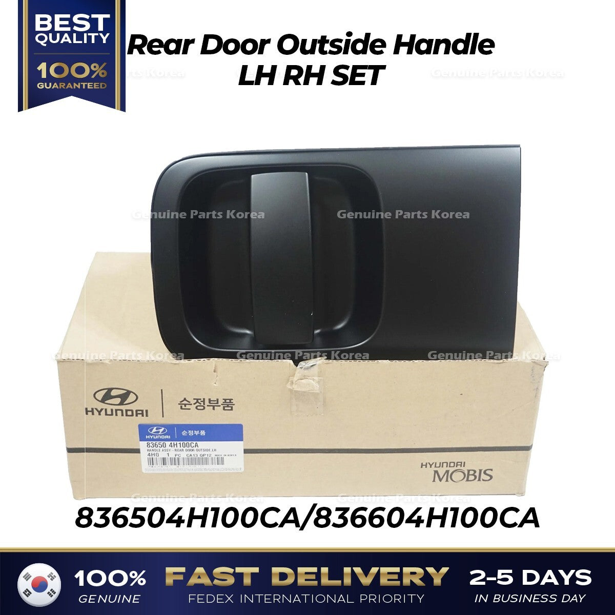 Genuine Rear Door Outside Handle LH RH SET for Hyundai H1