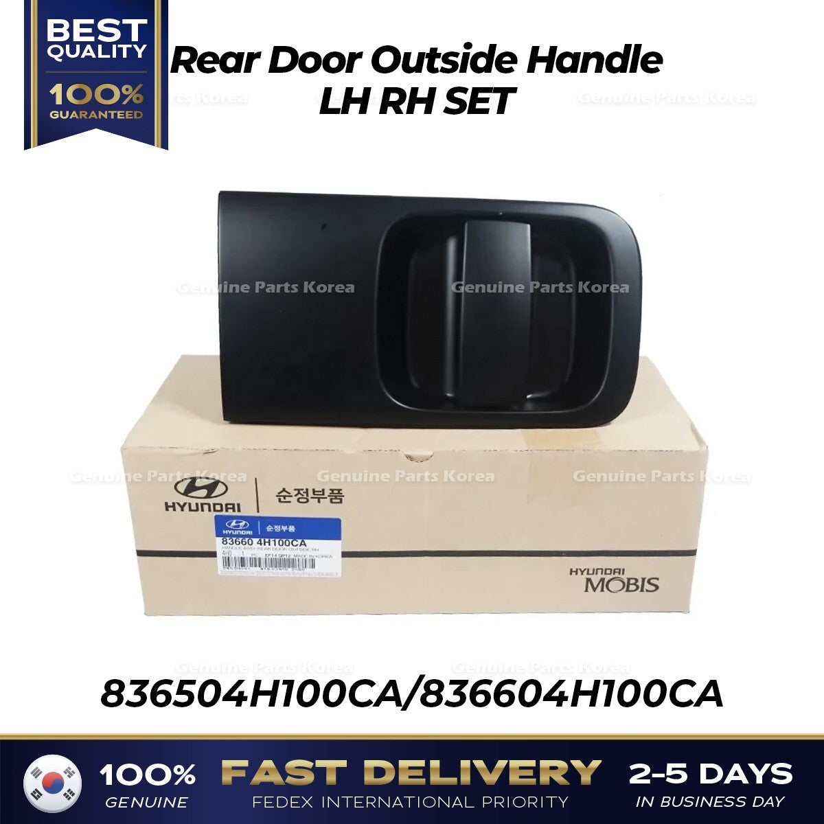 Genuine Rear Door Outside Handle LH RH SET for Hyundai H1