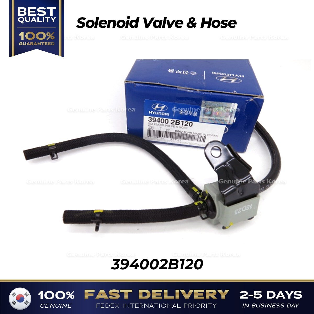 Genuine Solenoid Valve & Hose 394002B120 for Hyundai Tucson