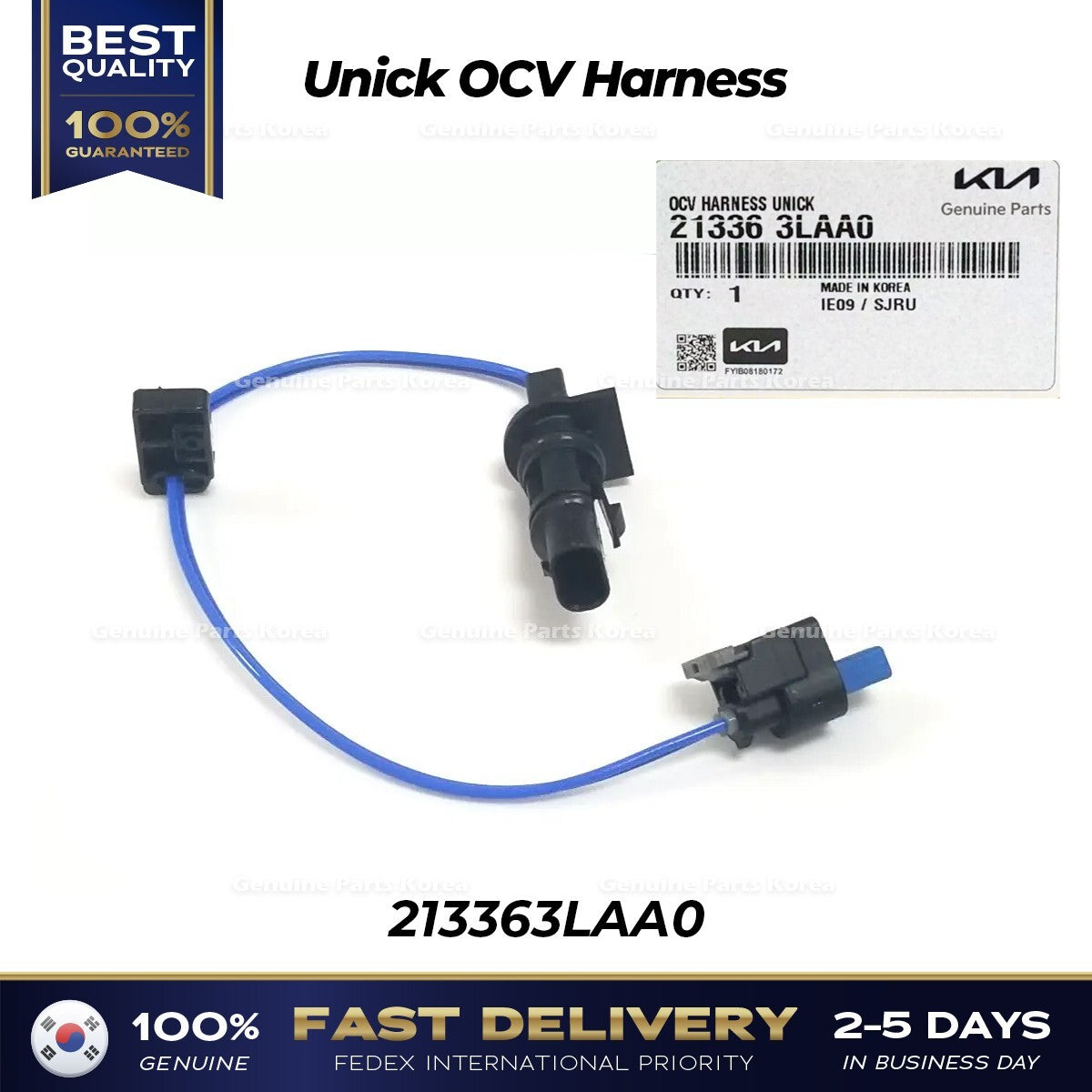Genuine Unick OCV Harness 213363LAA0 for Hyundai Palisade Kia Cadenza