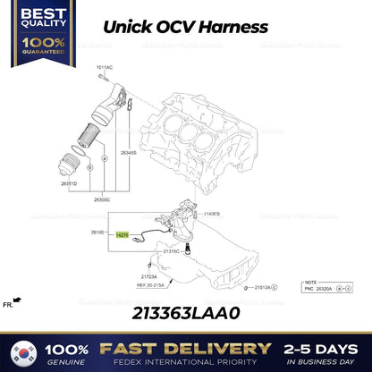 Genuine Unick OCV Harness 213363LAA0 for Hyundai Palisade Kia Cadenza