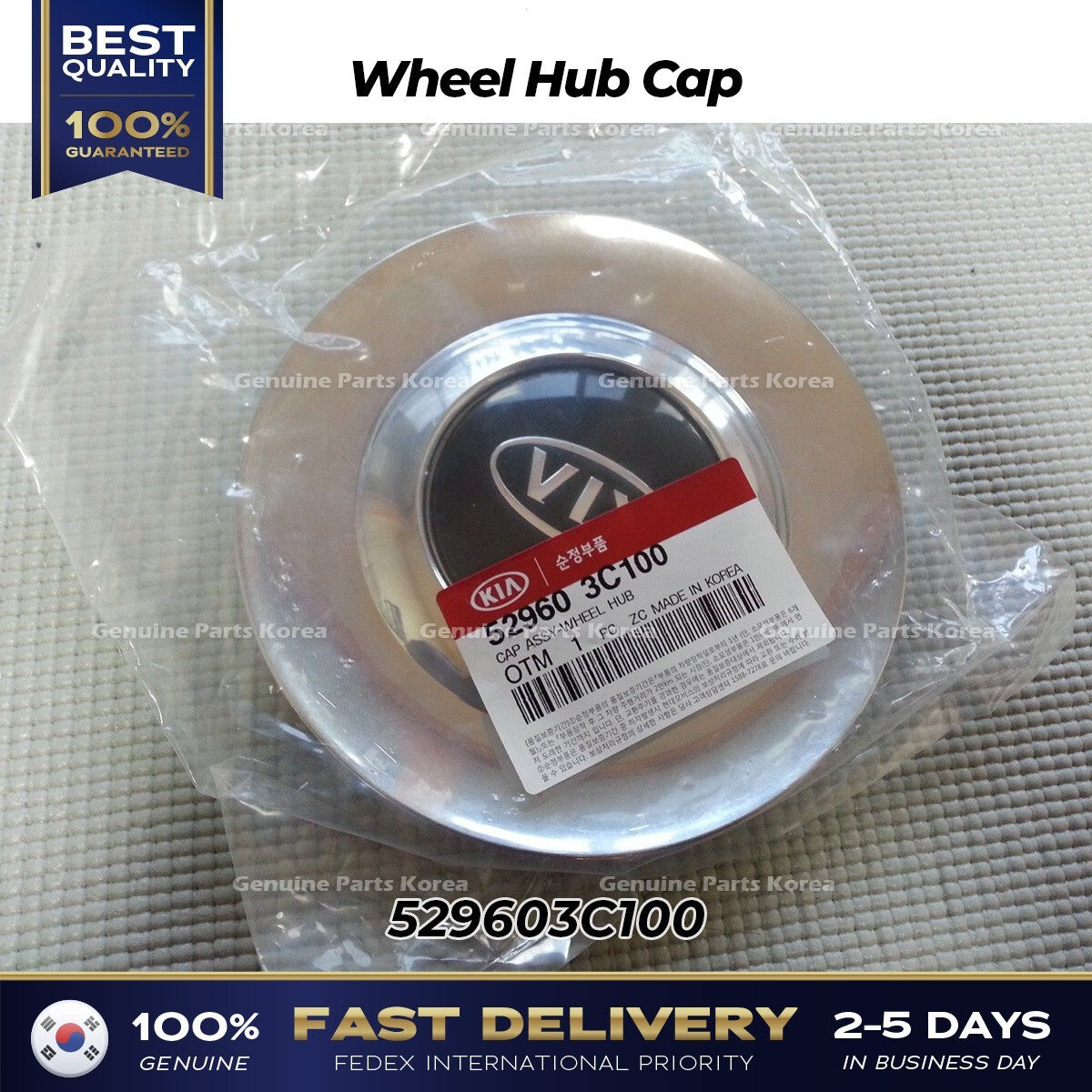 Genuine Wheel Hub Cap 529603C100 for Kia Optima