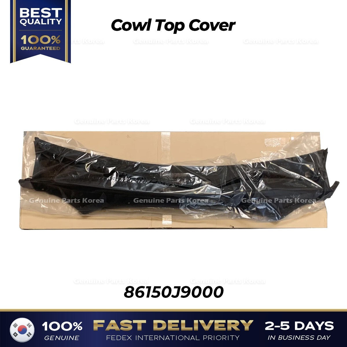 Genuine Cowl Top Cover 86150J9000 for Hyundai Kona