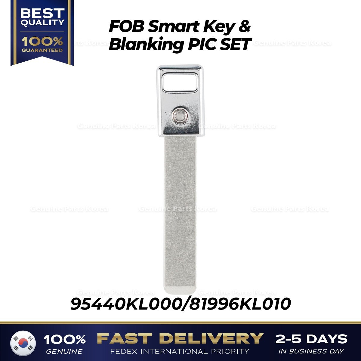 Genuine FOB Smart Key & Blanking PIC SET 95440KL000 for Hyundai Ioniq 6