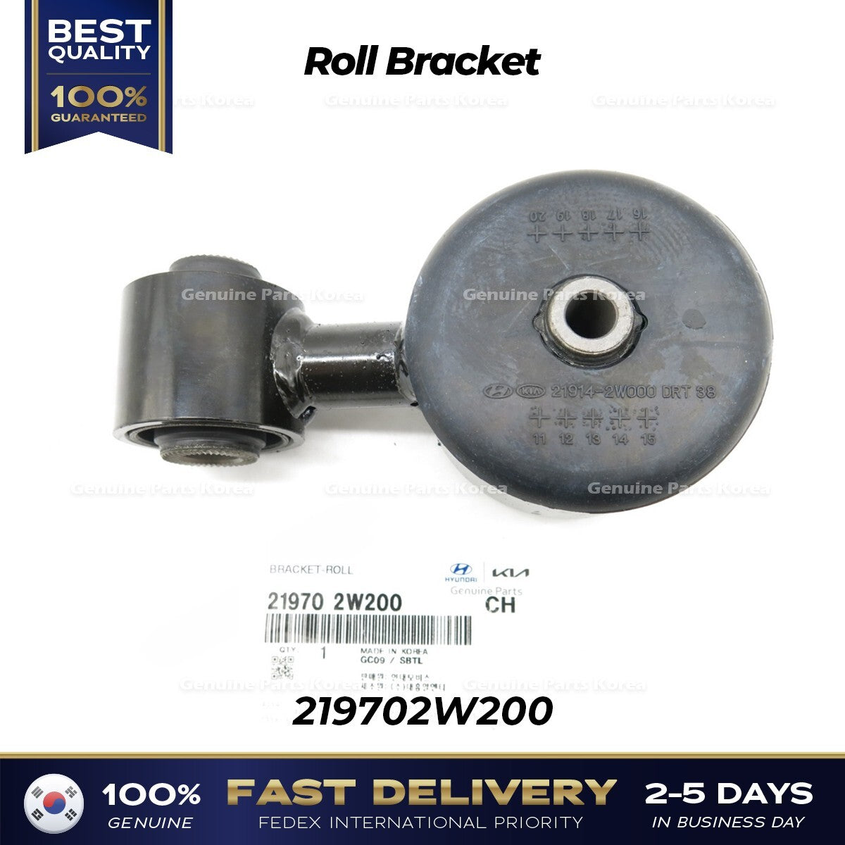 Genuine Roll Bracket 219702W200 for Hyundai Santa Fe Maxcruz