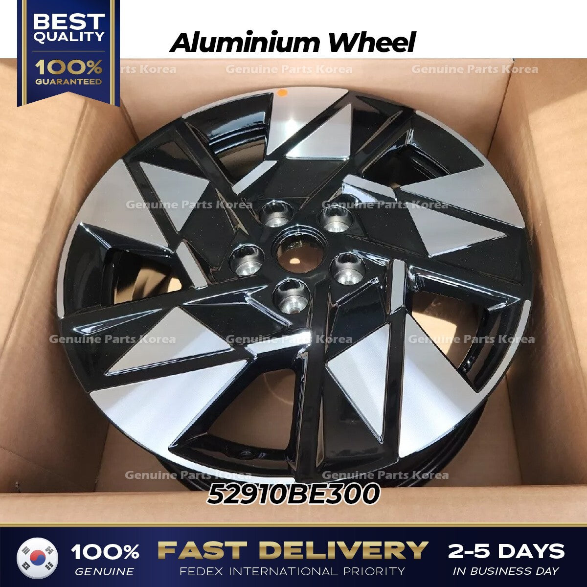 Genuine Aluminium Wheel 52910BE300 for Hyundai Kona