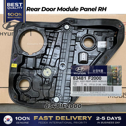 Genuine Rear Door Module Panel RH 83481F2000 for Hyundai Elantra