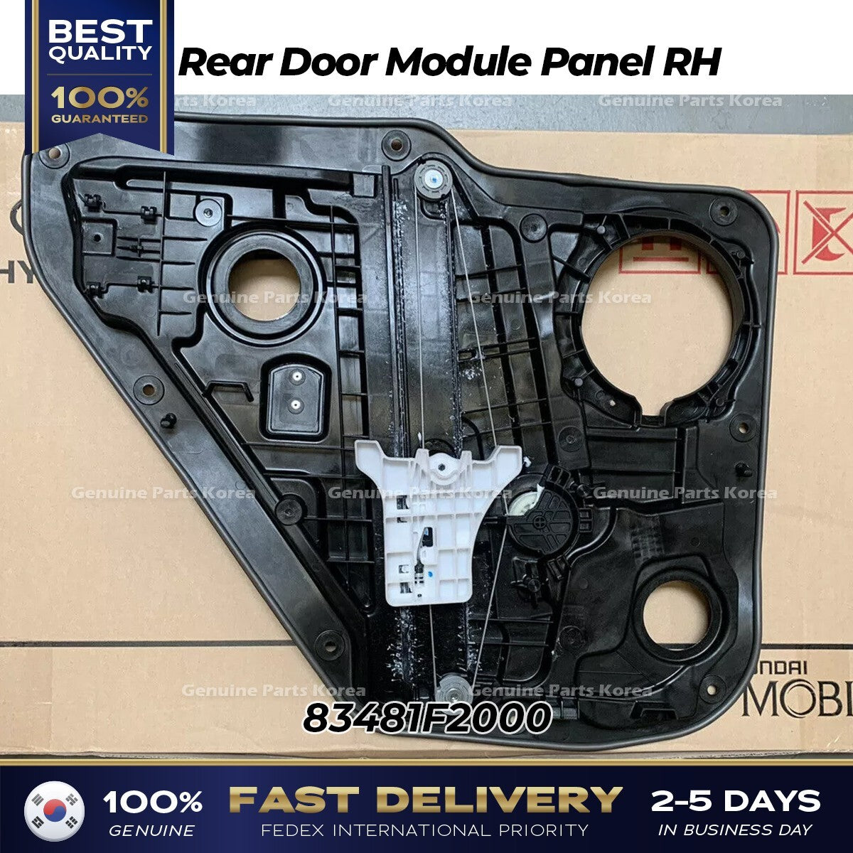 Genuine Rear Door Module Panel RH 83481F2000 for Hyundai Elantra