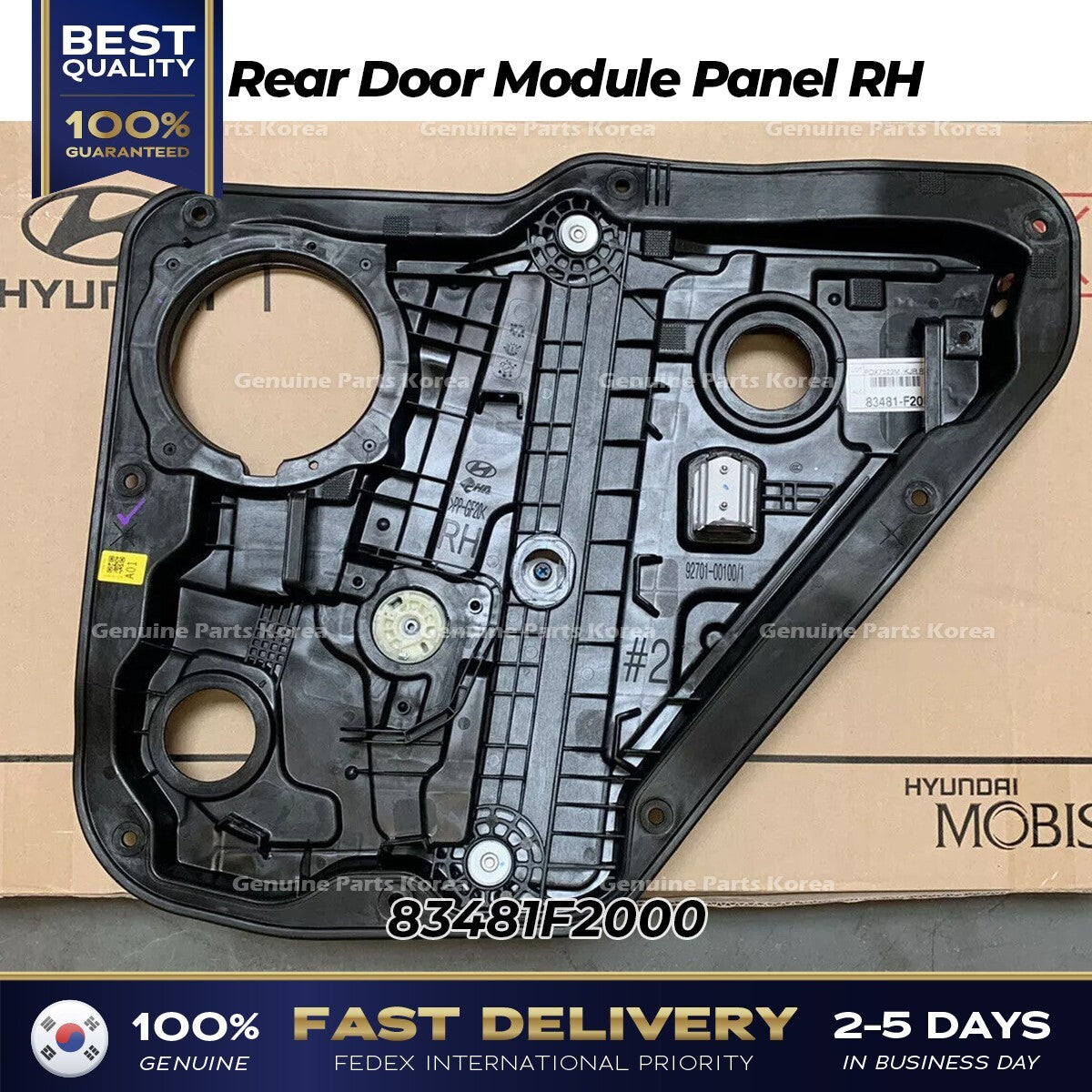 Genuine Rear Door Module Panel RH 83481F2000 for Hyundai Elantra