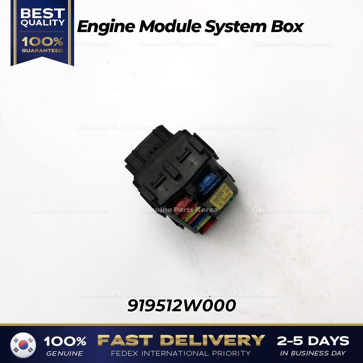 Genuine Engine Module System Box 919512W000 for Hyundai Santa Fe