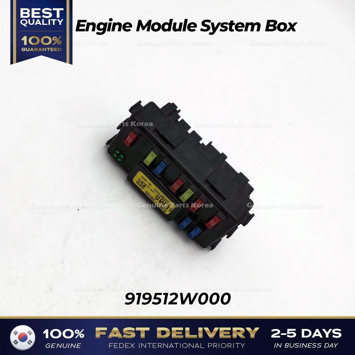 Genuine Engine Module System Box 919512W000 for Hyundai Santa Fe