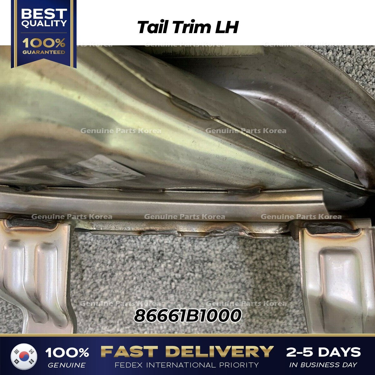 Genuine Tail Trim LH 86661B1000 for Hyundai Genesis G80