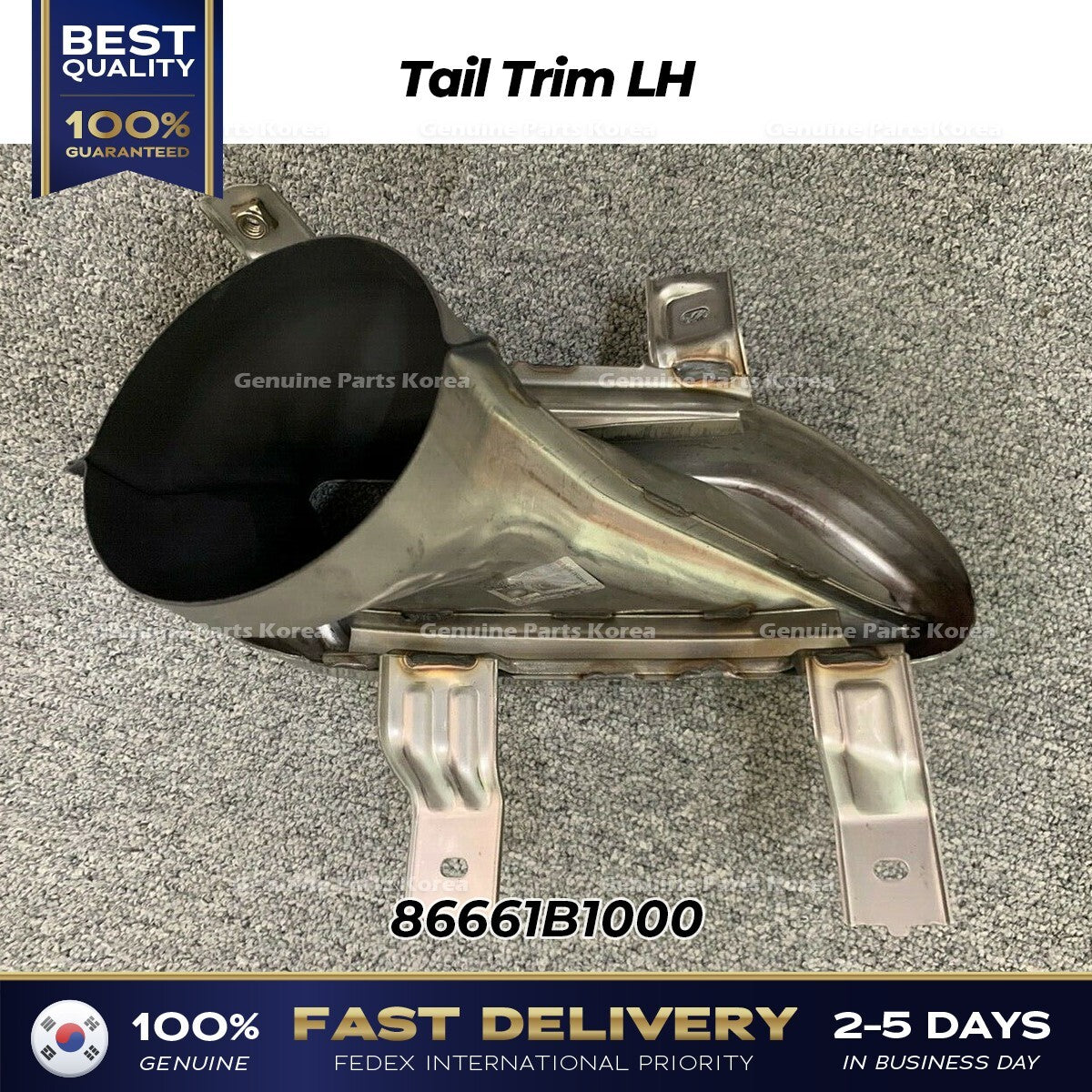 Genuine Tail Trim LH 86661B1000 for Hyundai Genesis G80