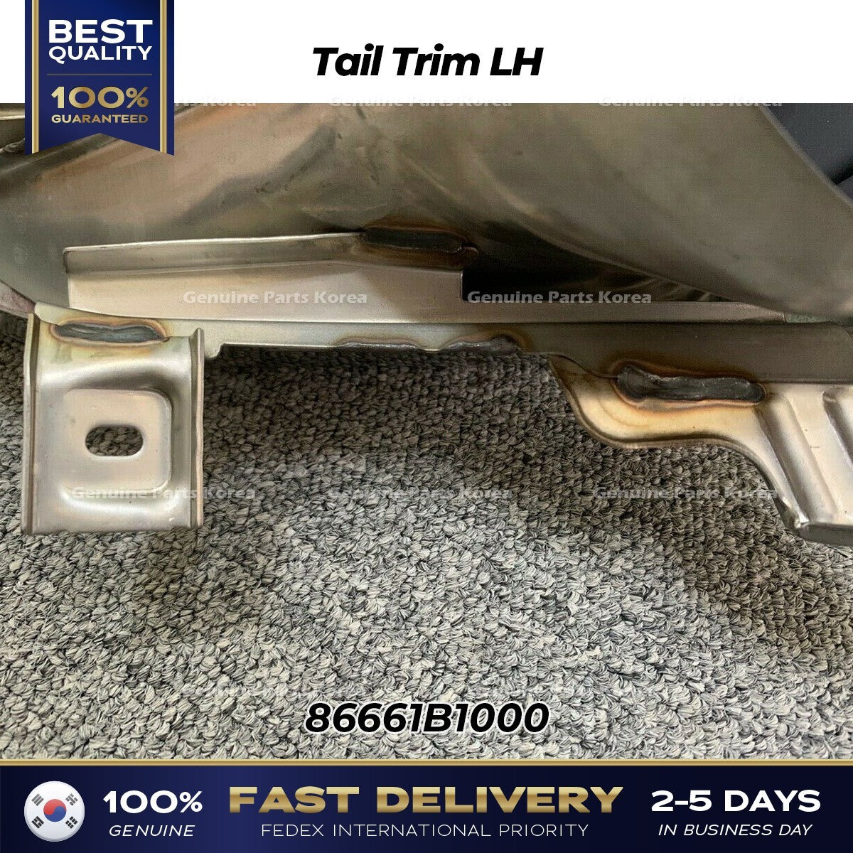 Genuine Tail Trim LH 86661B1000 for Hyundai Genesis G80