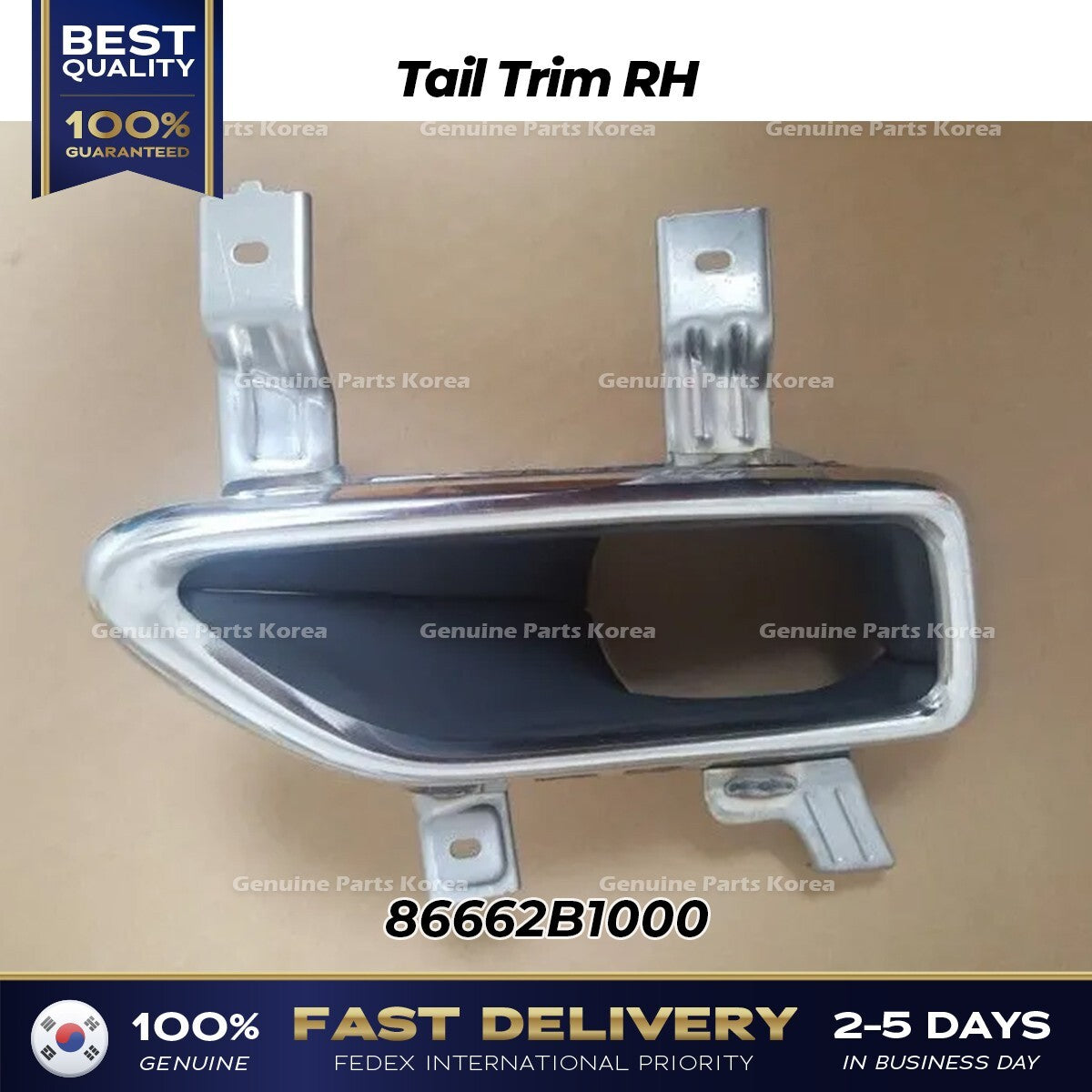 Genuine Tail Trim RH 86662B1000 for Hyundai Genesis G80
