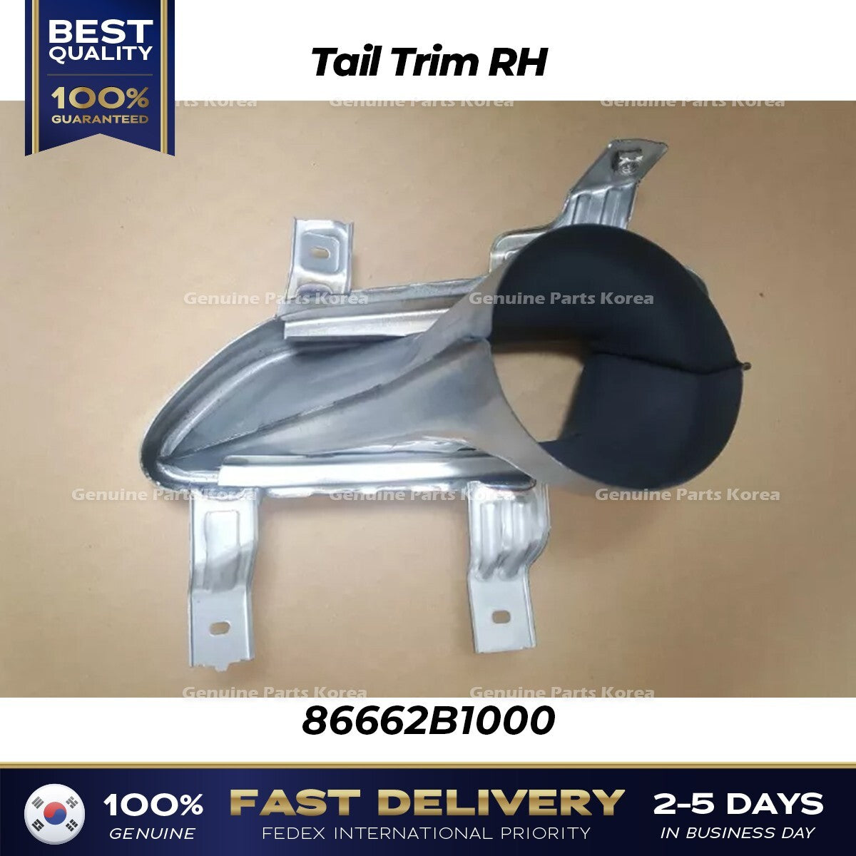 Genuine Tail Trim RH 86662B1000 for Hyundai Genesis G80