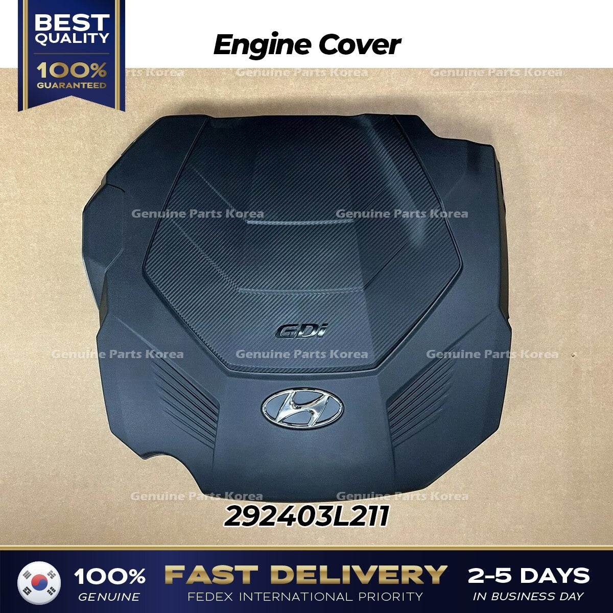 Genuine Engine Cover 292403L211 for Hyundai Palisade