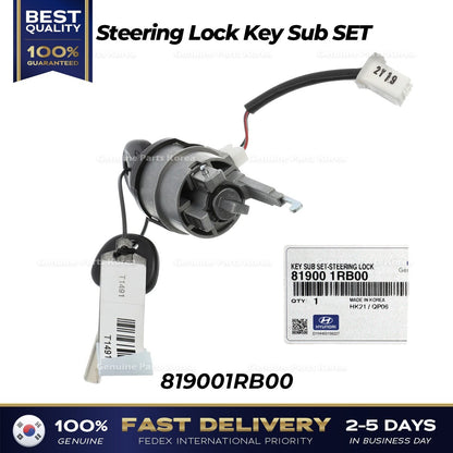 Genuine Steering Lock Key Sub SET 819001RB00 for Hyundai Accent