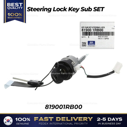 Genuine Steering Lock Key Sub SET 819001RB00 for Hyundai Accent