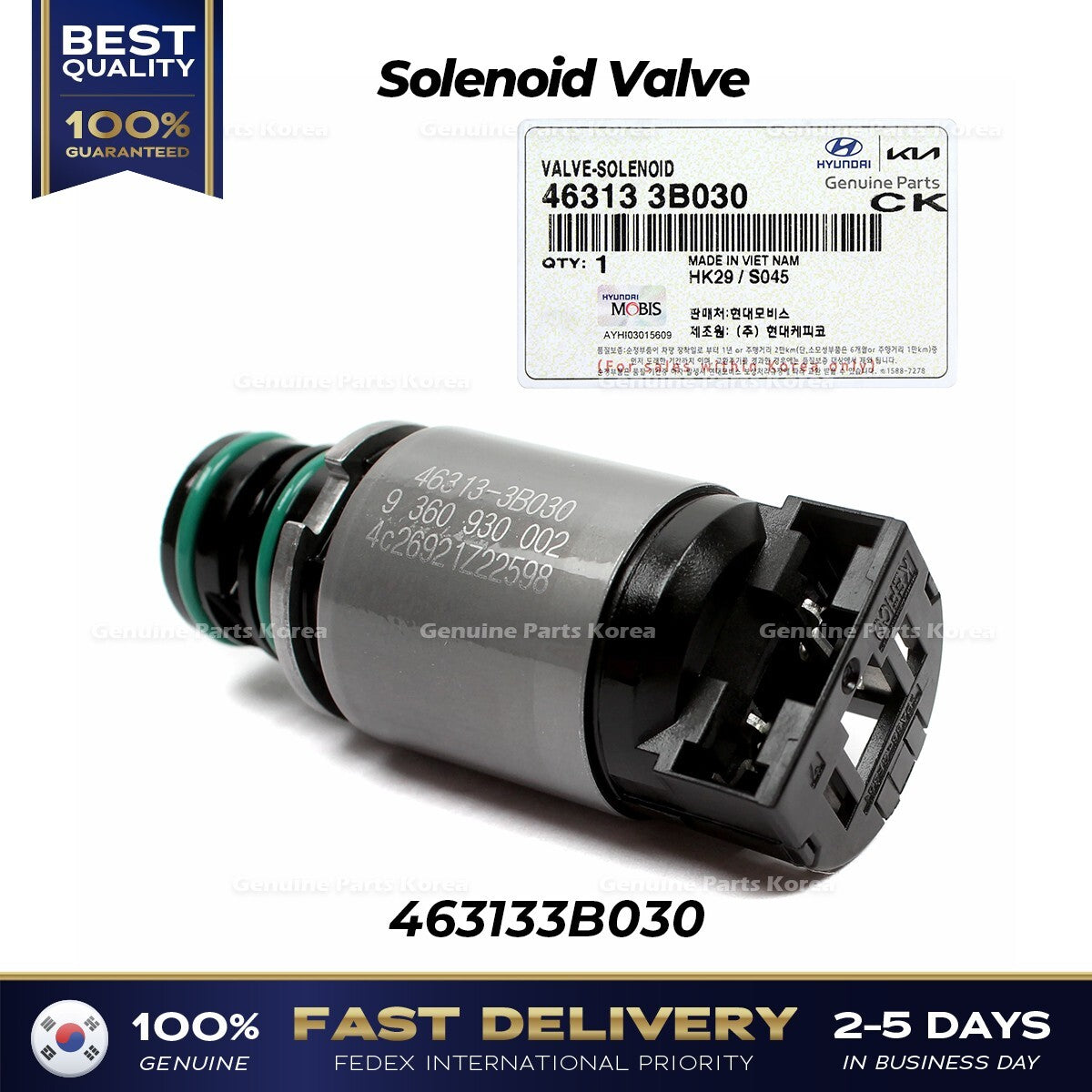 Genuine Solenoid Valve 463133B030 for Hyundai Kia