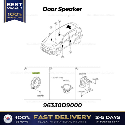 Genuine Door Speaker 96330D9000 for Kia Sportage