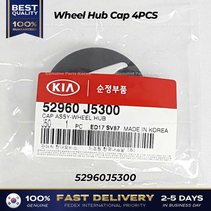 Genuine Wheel Hub Cap 4PCS 52960J5300 for Kia Stinger