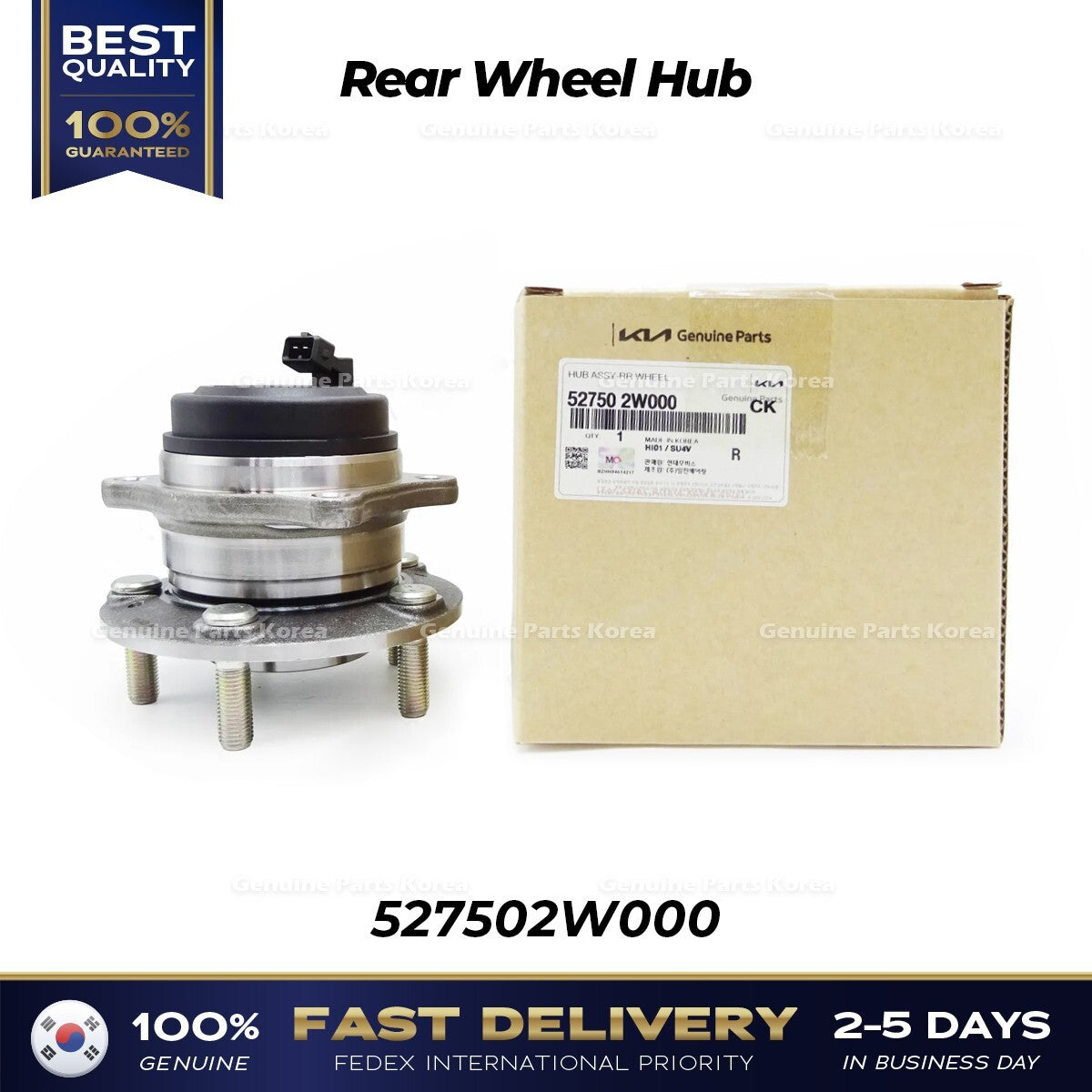 Genuine Rear Wheel Hub 527502W000 for Hyundai Santa Fe Maxcruz