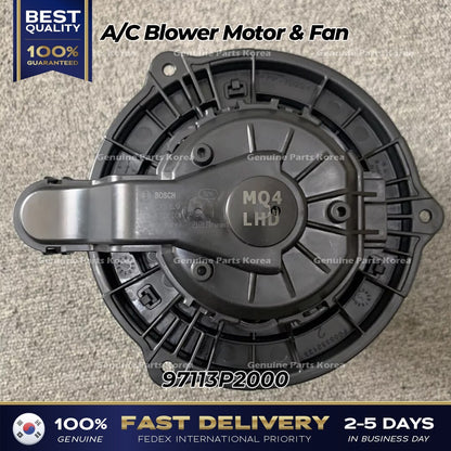 Genuine A/C Blower Motor & Fan 97113P2000 for Hyundai Santa Fe
