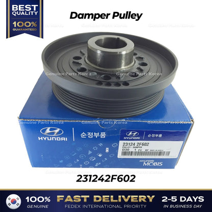Genuine Damper Pulley 231242F602 for Hyundai Maxcruz Tuscon Kia Sportage