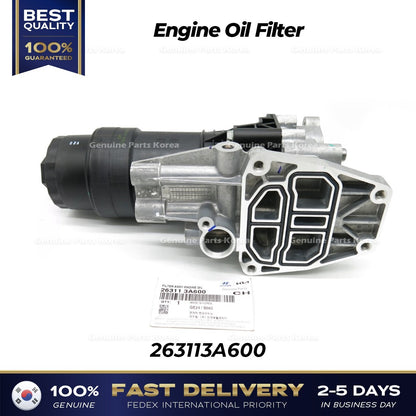 Genuine Engine Oil Filter 263113A600 for Hyundai Veracruz Kia Mohave
