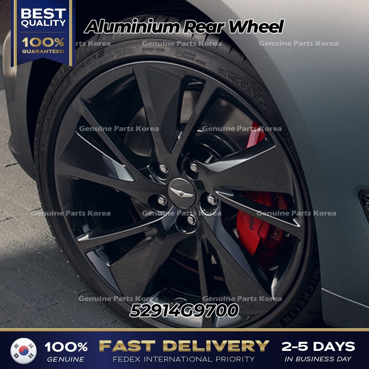 Genuine Aluminium Rear Wheel 52914G9700 for Hyundai Genesis G70