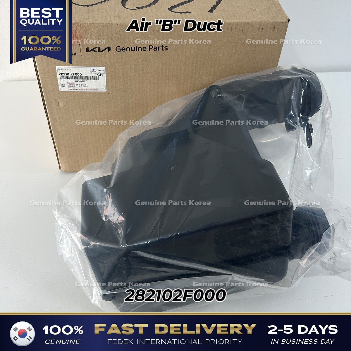 Genuine Air "B" Duct 282102F000 for Hyundai Elantra Kia Spectra