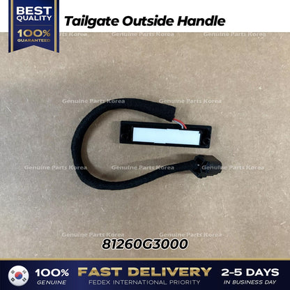 Genuine Tailgate Outside Handle 81260G3000 for Hyundai Elantra GT