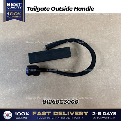 Genuine Tailgate Outside Handle 81260G3000 for Hyundai Elantra GT