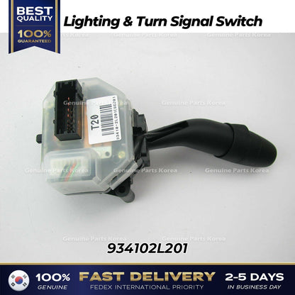 Genuine Lighting & Turn Signal Switch 934102L201 for Hyundai Elantra