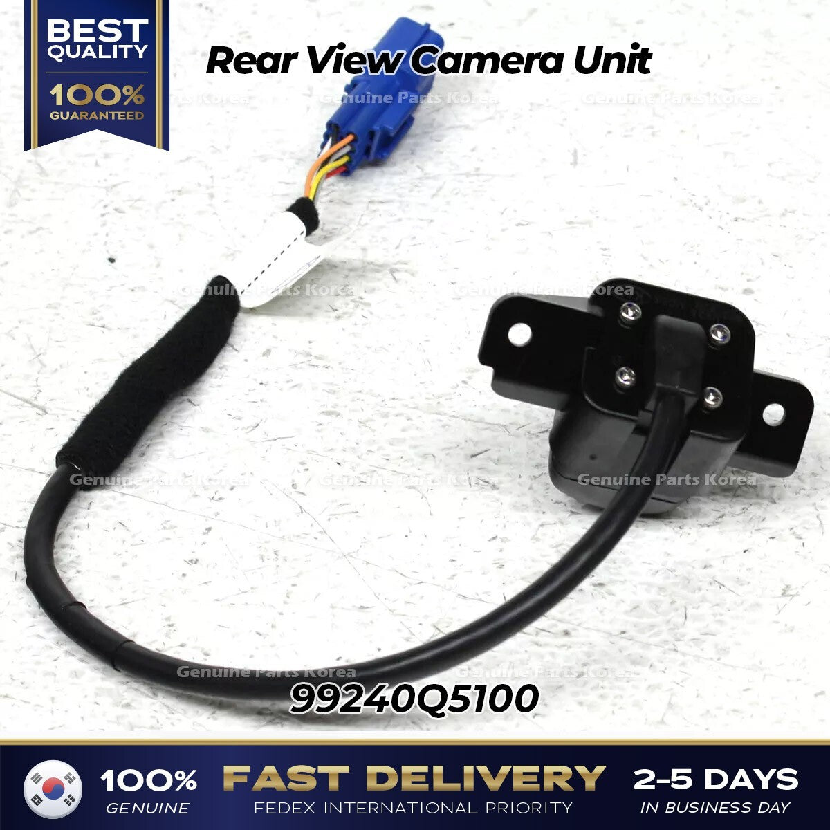 Genuine Rear View Camera Unit 99240Q5100 for Kia Seltos
