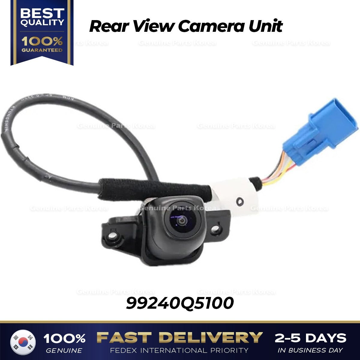 Genuine Rear View Camera Unit 99240Q5100 for Kia Seltos