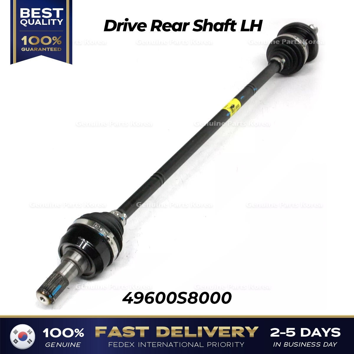 Genuine Drive Rear Shaft LH 49600S8000 for Hyundai Palisade Kia Telluride