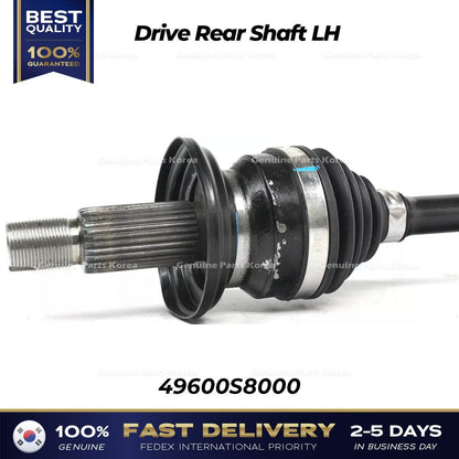 Genuine Drive Rear Shaft LH 49600S8000 for Hyundai Palisade Kia Telluride