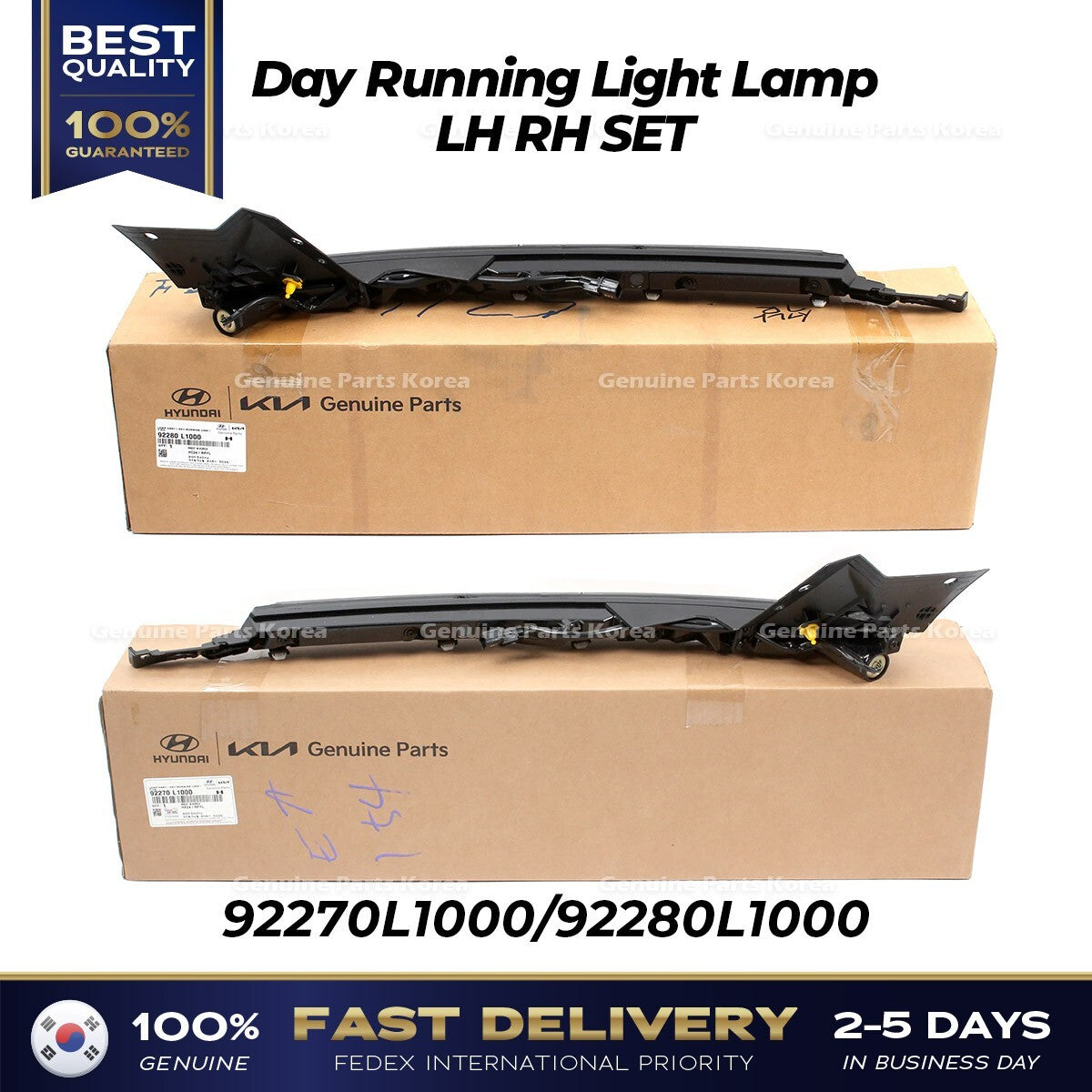Genuine Day Running Light Lamp LH RH SET for Hyundai Sonata