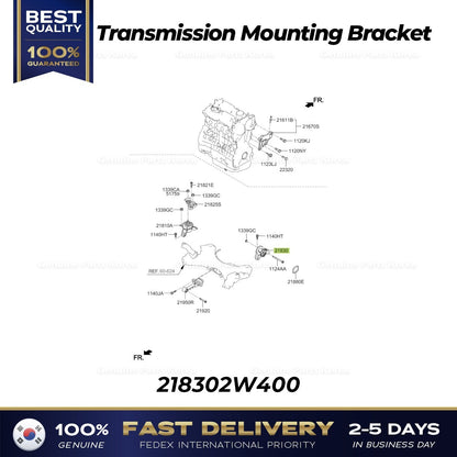 Genuine Transmission Mounting Bracket 218302W400 for Hyundai Santa Fe