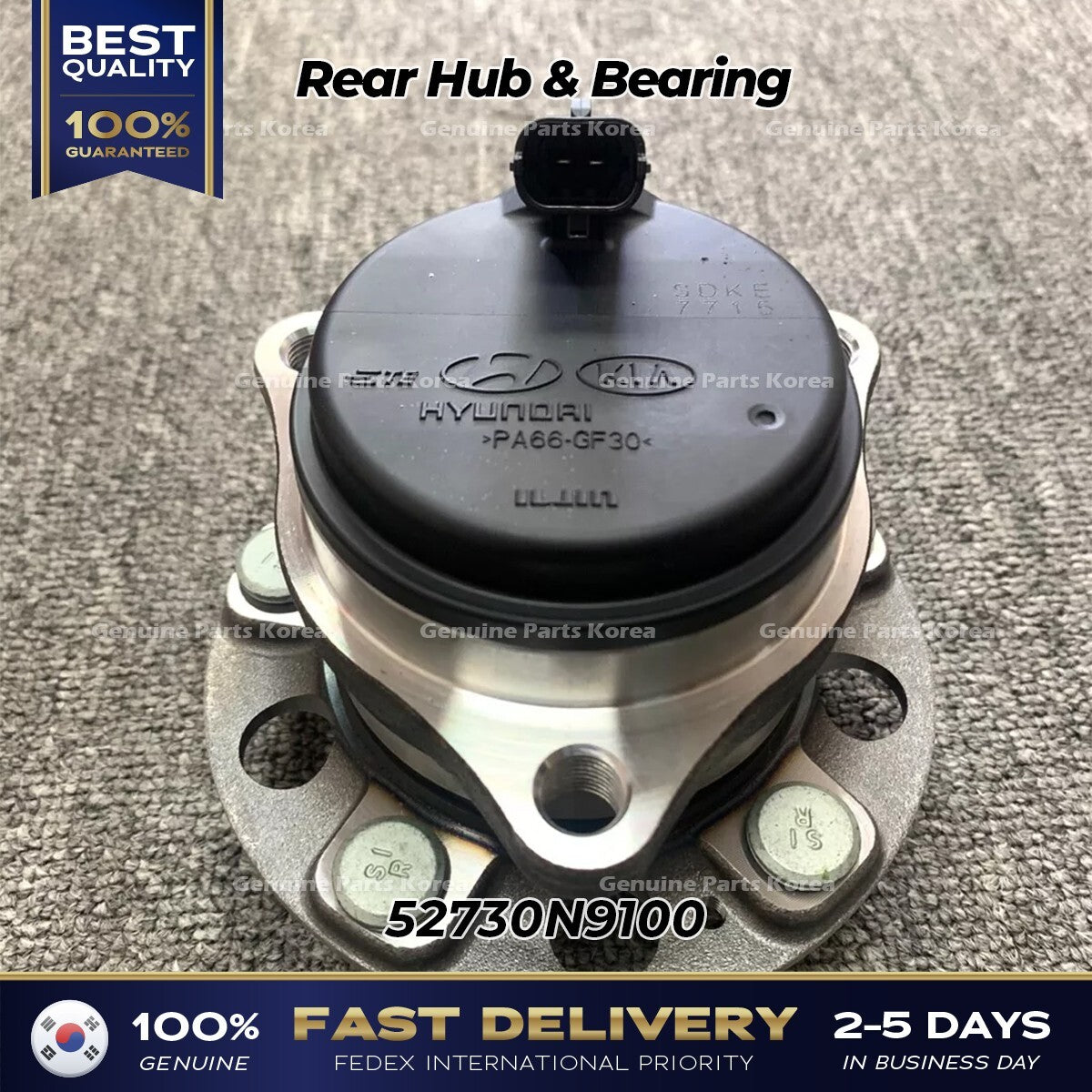 Genuine Rear Hub & Bearing 52730N9100 for Hyundai Tucson Kia Sportage