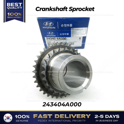 Genuine Crankshaft Sprocket 243404A000 for Hyundai H1 H300 I800 H100 Starex