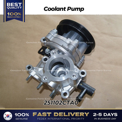Genuine Coolant Pump 251102CTA0 for Hyundai Genesis G70 Kia Stinger