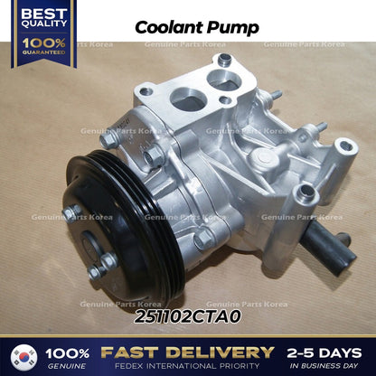 Genuine Coolant Pump 251102CTA0 for Hyundai Genesis G70 Kia Stinger