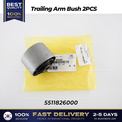 Genuine Trailing Arm Bush 2PCS 5511826000 for Hyundai Santa Fe