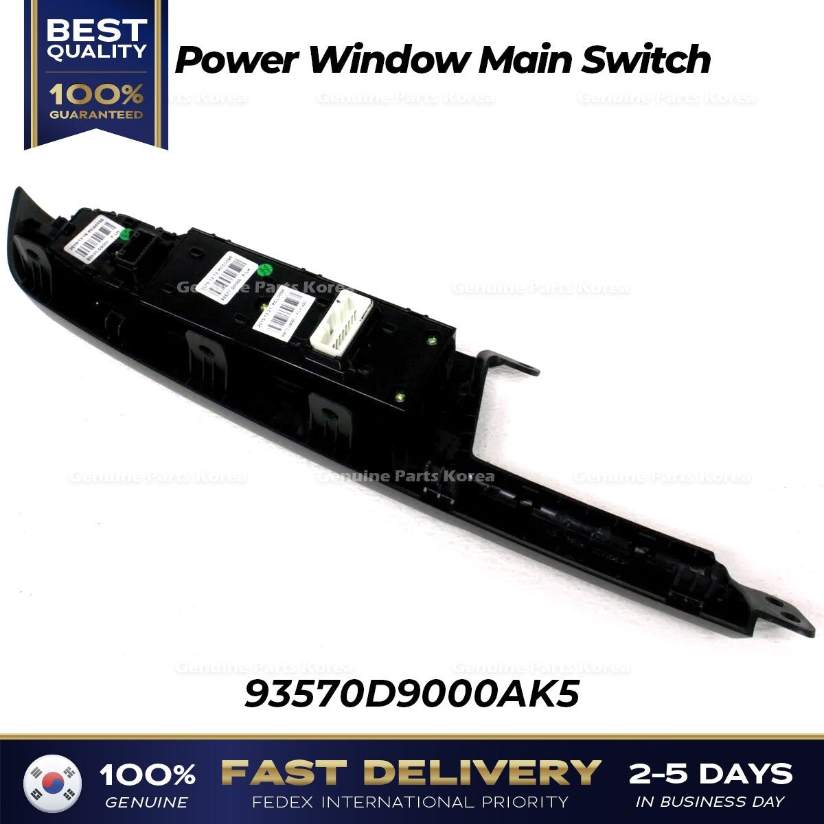 Genuine Power Window Main Switch 93570D9000AK5 for Kia Sportage