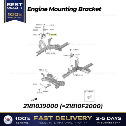 Genuine Engine Mounting Bracket 21810J9000 for Hyundai Elantra Kia Seltos