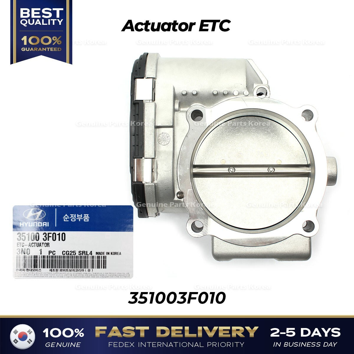 Genuine Actuator ETC 351003F010 for Hyundai Genesis Kia Borrego